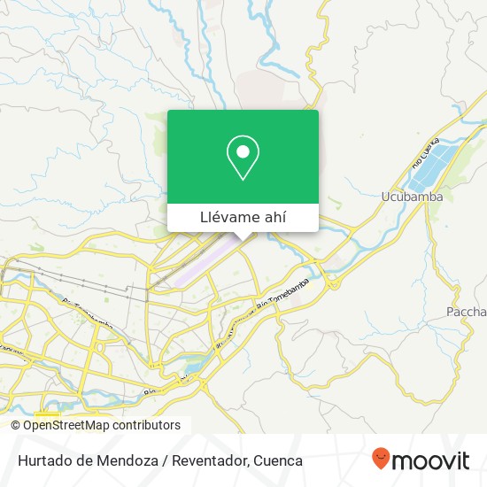 Mapa de Hurtado de Mendoza / Reventador