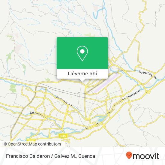 Mapa de Francisco Calderon / Galvez M.