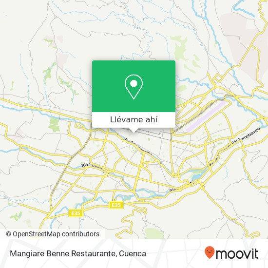 Mapa de Mangiare Benne Restaurante
