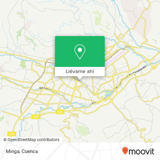 Mapa de Minga