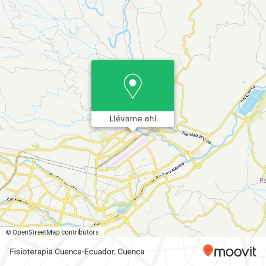Mapa de Fisioterapia Cuenca-Ecuador