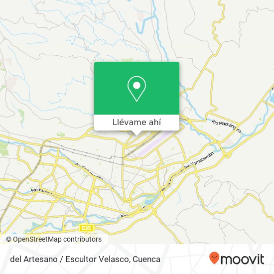 Mapa de del Artesano / Escultor Velasco