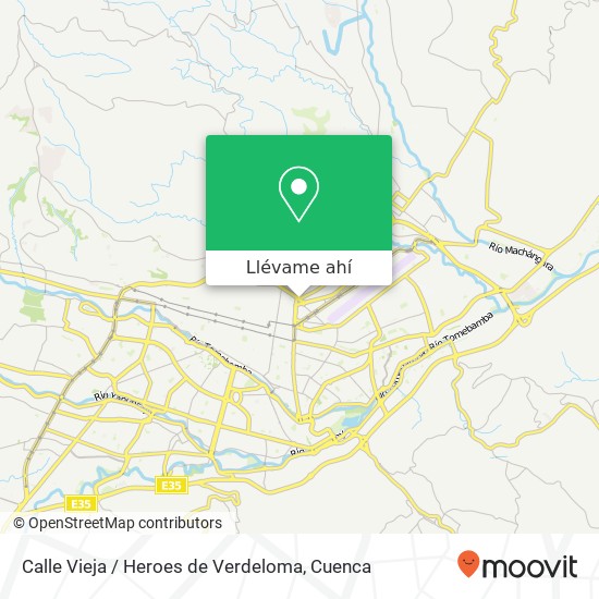Mapa de Calle Vieja / Heroes de Verdeloma