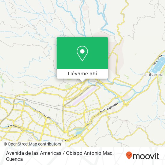 Mapa de Avenida de las Americas / Obispo Antonio Mac