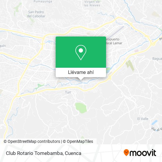 Mapa de Club Rotario Tomebamba