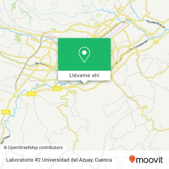 Mapa de Laboratorio #2 Universidad del Azuay