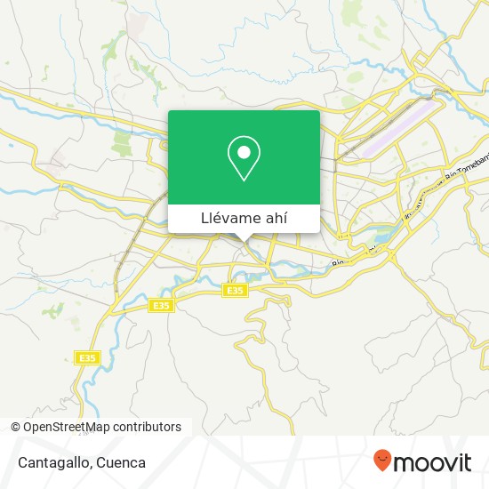 Mapa de Cantagallo