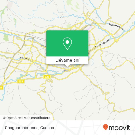 Mapa de Chaguarchimbana