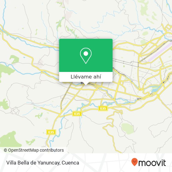 Mapa de Villa Bella de Yanuncay
