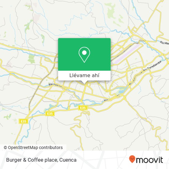 Mapa de Burger & Coffee place