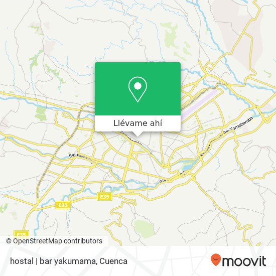 Mapa de hostal | bar yakumama