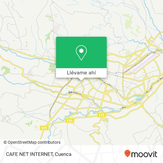 Mapa de CAFE NET INTERNET