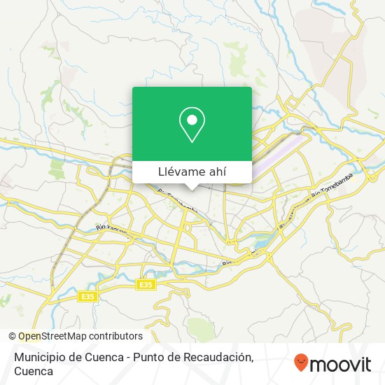 Mapa de Municipio de Cuenca - Punto de Recaudación