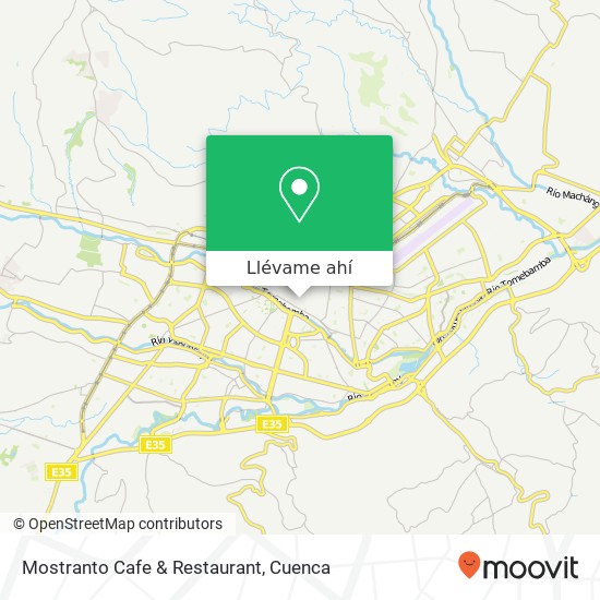 Mapa de Mostranto Cafe & Restaurant