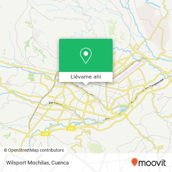 Mapa de Wilsport Mochilas