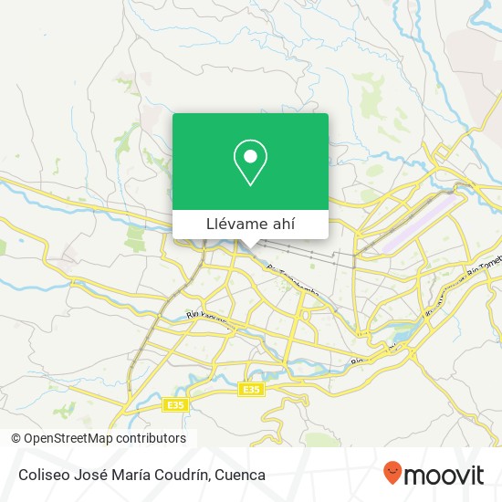Mapa de Coliseo José María Coudrín