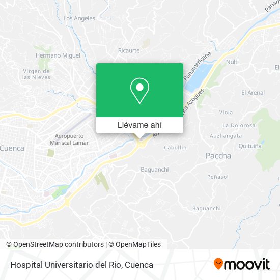 Mapa de Hospital Universitario del Rio
