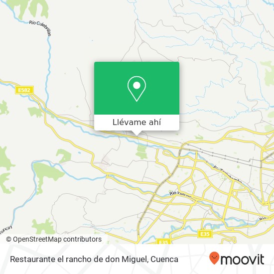 Mapa de Restaurante el rancho de don Miguel