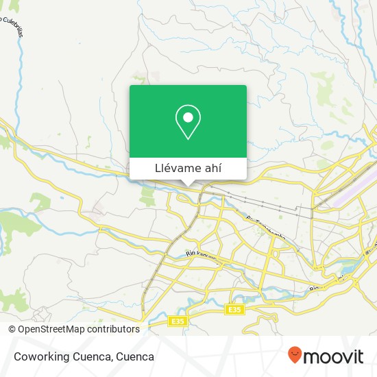 Mapa de Coworking Cuenca