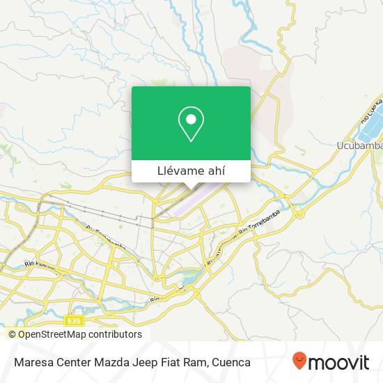 Mapa de Maresa Center Mazda Jeep Fiat Ram