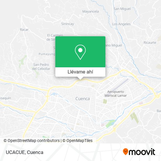Mapa de UCACUE