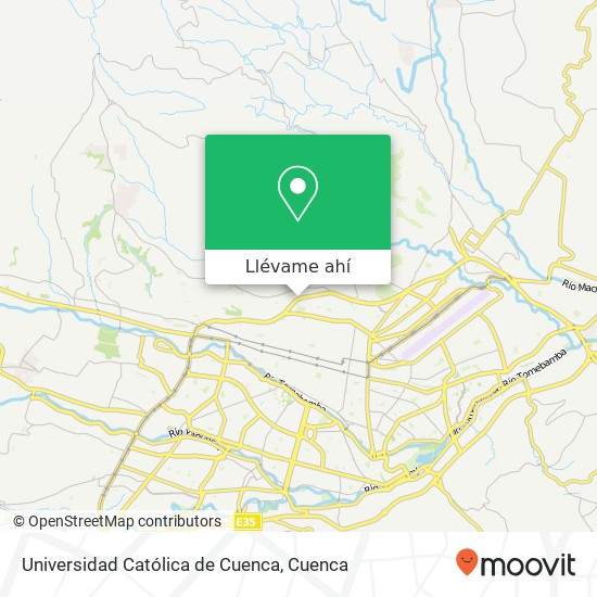 Mapa de Universidad Católica de Cuenca