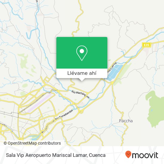 Mapa de Sala Vip Aeropuerto Mariscal Lamar