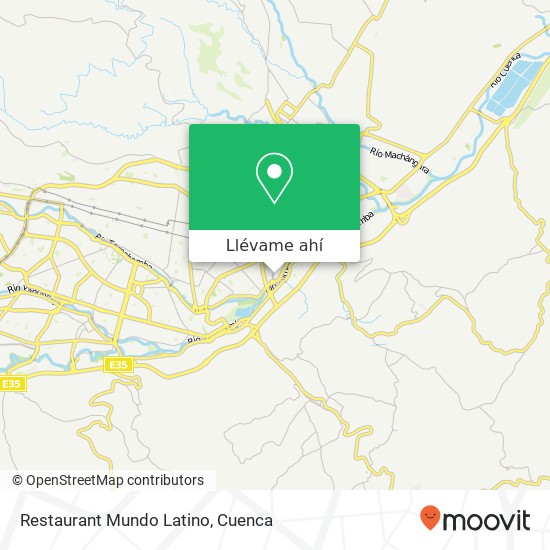 Mapa de Restaurant Mundo Latino