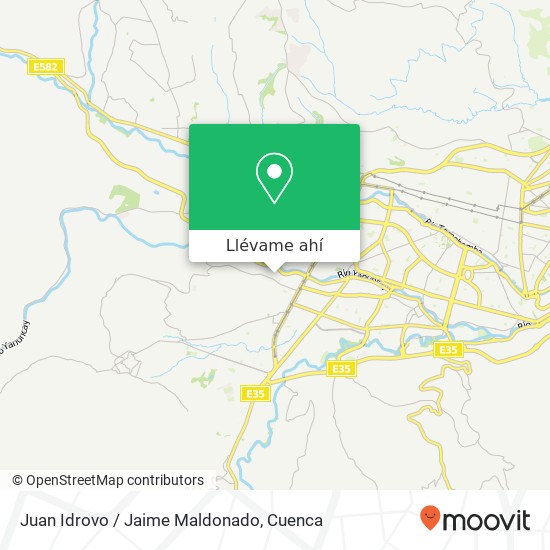 Mapa de Juan Idrovo / Jaime Maldonado