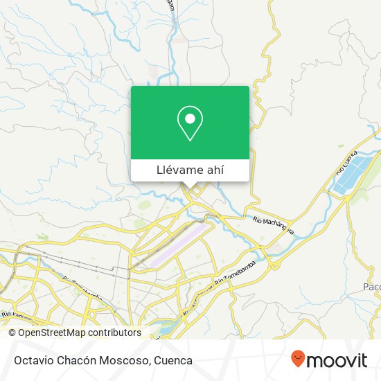 Mapa de Octavio Chacón Moscoso