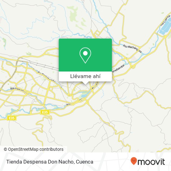 Mapa de Tienda Despensa Don Nacho