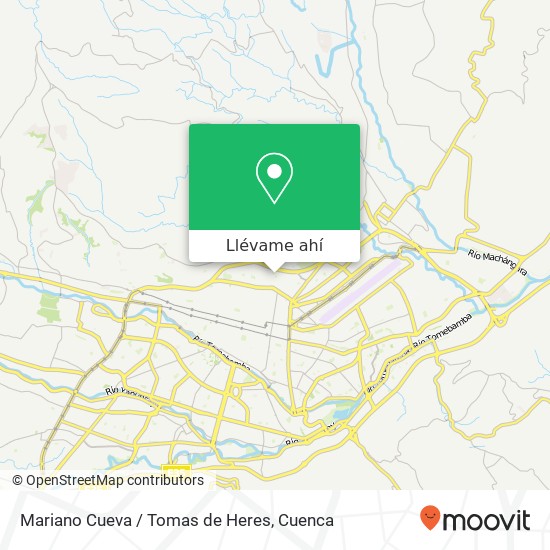 Mapa de Mariano Cueva / Tomas de Heres