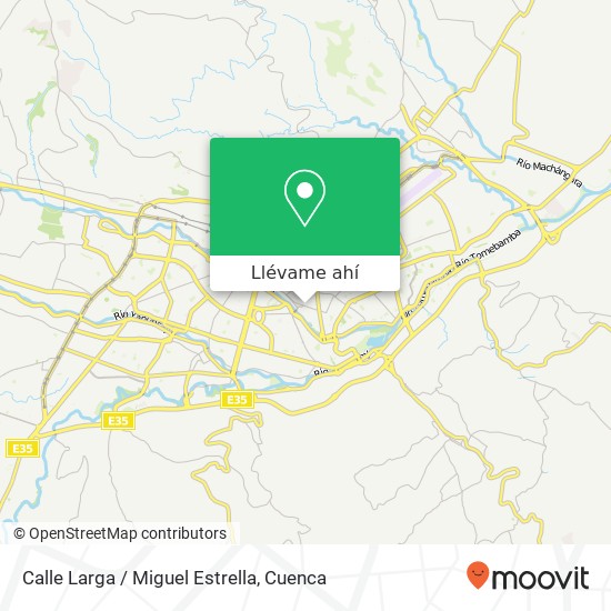 Mapa de Calle Larga / Miguel Estrella