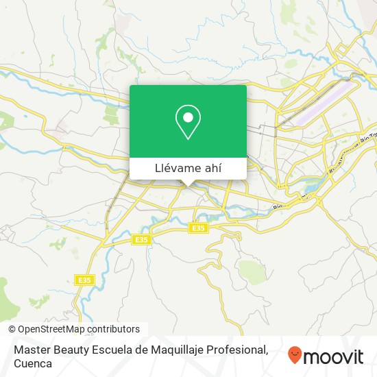 Mapa de Master Beauty Escuela de Maquillaje Profesional