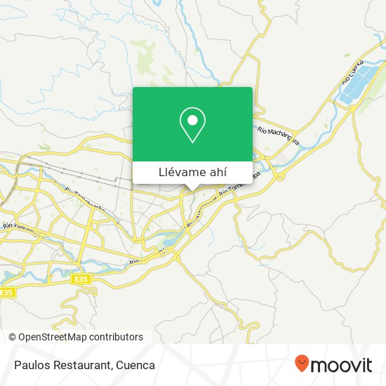 Mapa de Paulos Restaurant