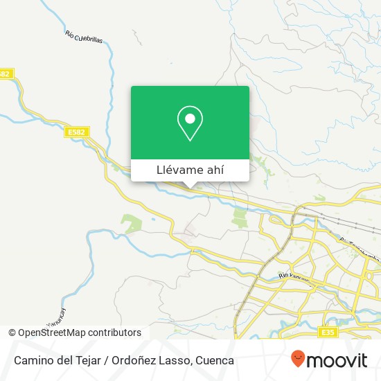 Mapa de Camino del Tejar / Ordoñez Lasso