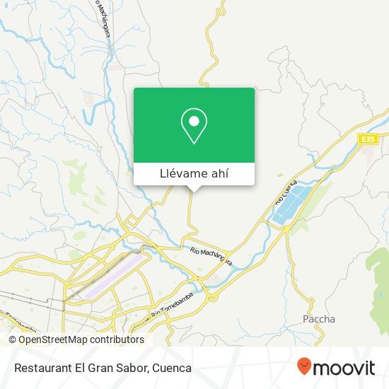 Mapa de Restaurant El Gran Sabor