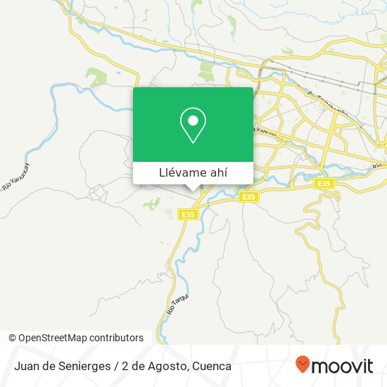Mapa de Juan de Senierges / 2 de Agosto