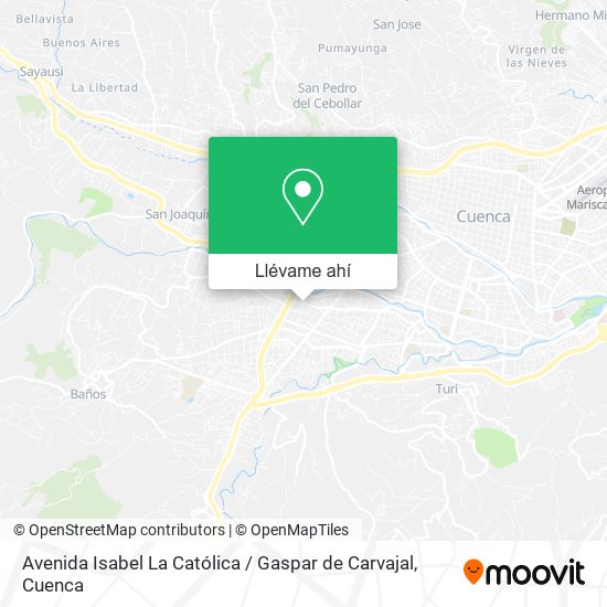 Mapa de Avenida Isabel La Católica / Gaspar de Carvajal