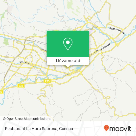 Mapa de Restaurant La Hora Sabrosa