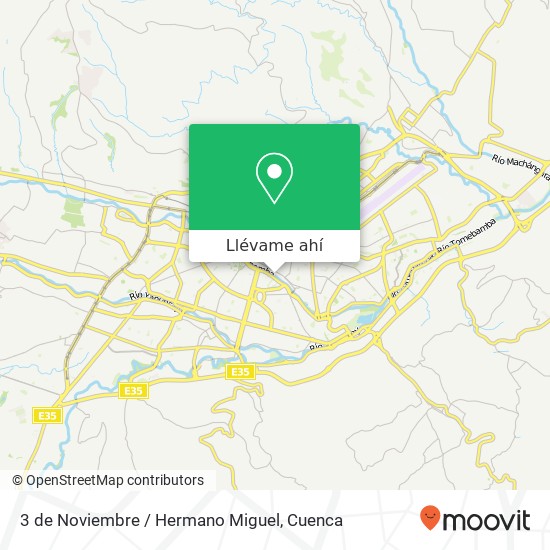 Mapa de 3 de Noviembre / Hermano Miguel