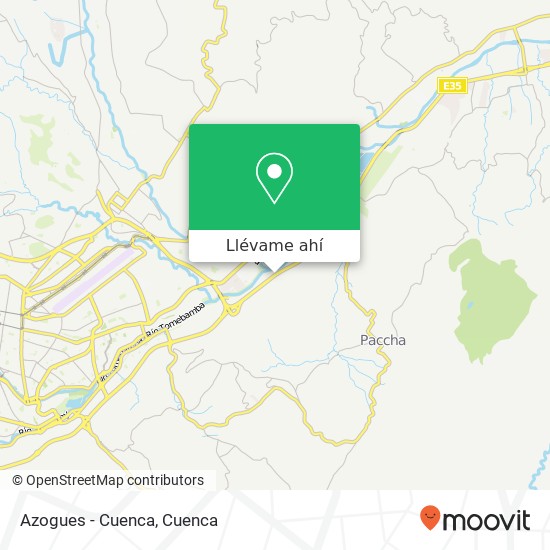 Mapa de Azogues - Cuenca