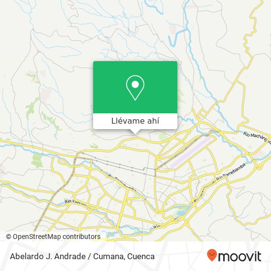Mapa de Abelardo J. Andrade / Cumana