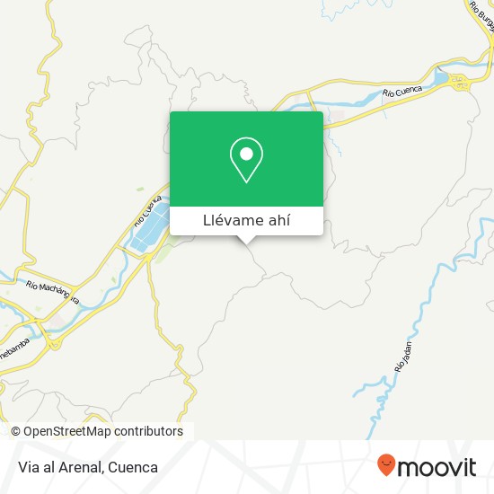 Mapa de Via al Arenal