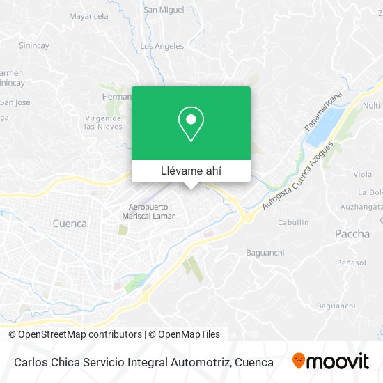 Mapa de Carlos Chica Servicio Integral Automotriz