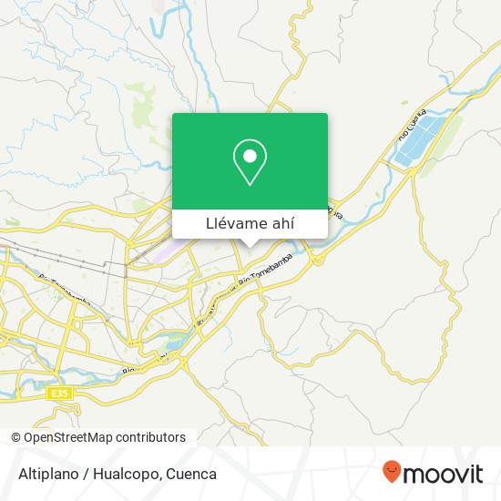 Mapa de Altiplano / Hualcopo