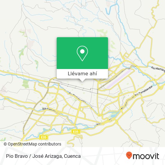 Mapa de Pio Bravo / José Arizaga