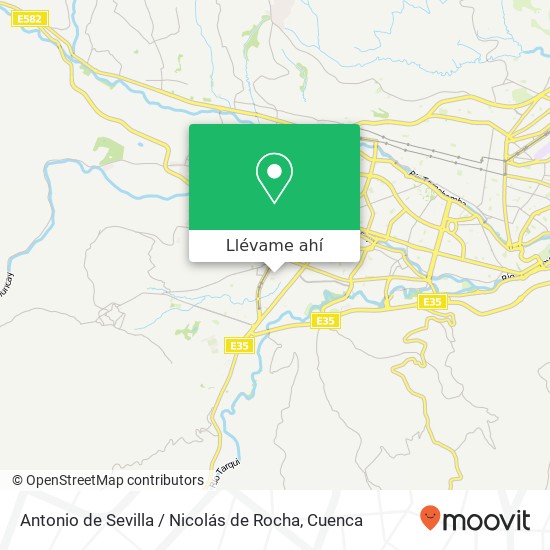 Mapa de Antonio de Sevilla / Nicolás de Rocha