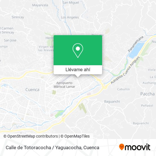 Mapa de Calle de Totoracocha / Yaguacocha