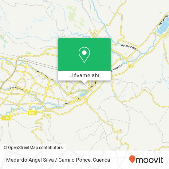 Mapa de Medardo Angel Silva / Camilo Ponce